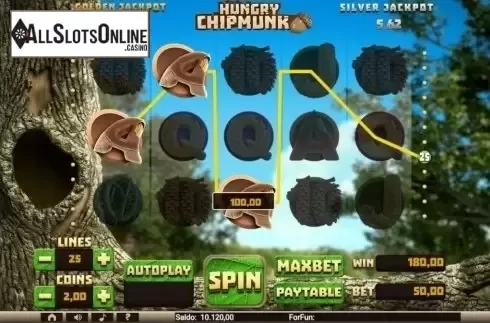 Win Screen. Hungry Chipmunk from Tuko Productions