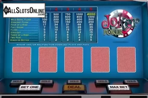 Game Screen 1. Joker Poker (Nucleus Gaming) from Nucleus Gaming