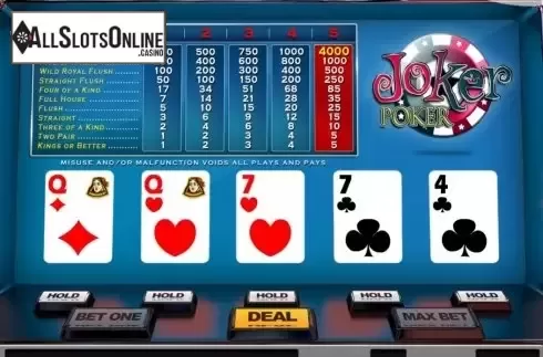 Game Screen 2. Joker Poker (Nucleus Gaming) from Nucleus Gaming