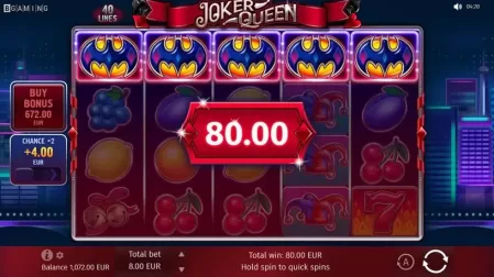 Joker Queen slot screenshot 2