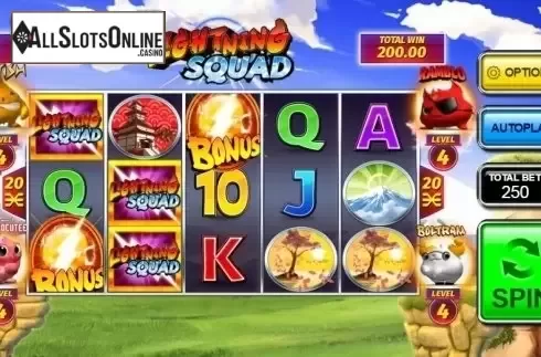 Screen4. Lightning Squad from Inspired Gaming