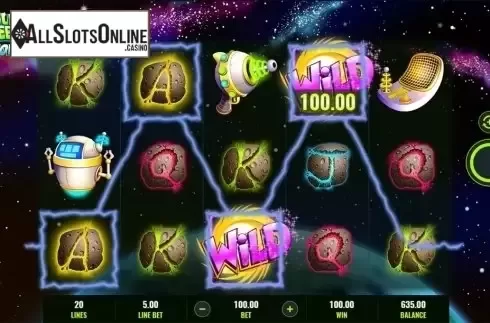 Game workflow. Little Green Men Nova Wilds from IGT
