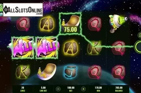 Game workflow 3. Little Green Men Nova Wilds from IGT