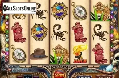 Scatter screen. Lost Ruins Treasure from MultiSlot