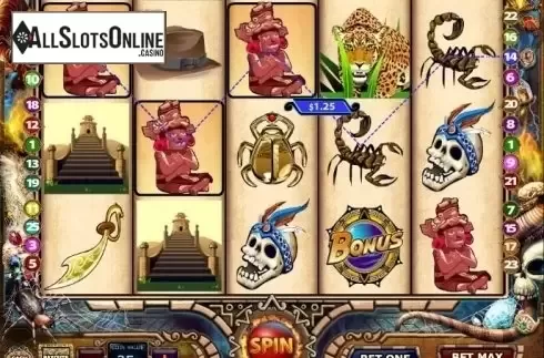 Win screen. Lost Ruins Treasure from MultiSlot