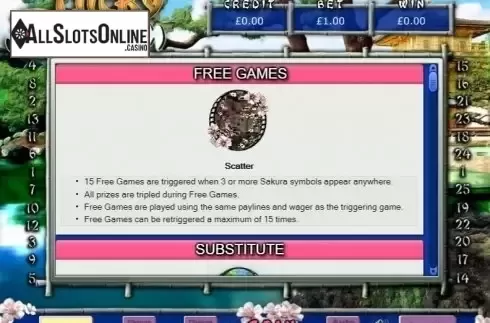 Free Games. Lucky Blossom from Eyecon