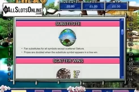 Substitute. Lucky Blossom from Eyecon