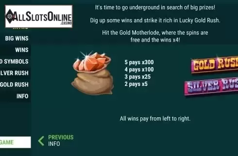 High pays screen
