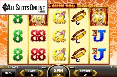 Reel Screen. Lucky Shih Tzu from Spin Games