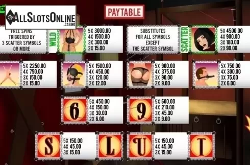 Screen2. Madame Pain from Booming Games