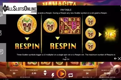 Respin screen