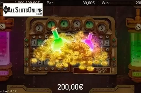 Win screen. Match Machine from R. Franco