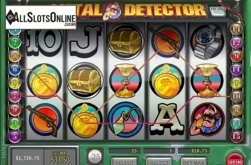 Screen5. Metal Detector from Rival Gaming