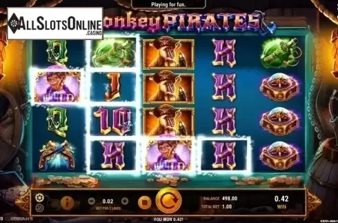 Win Screen 1. Monkey Pirates from GameArt