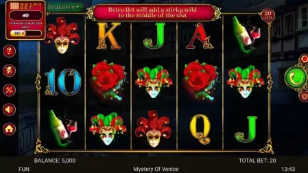 Mystery Of Venice slot screenshot 1