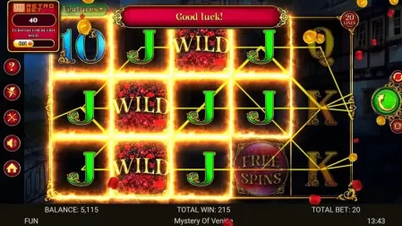 Mystery Of Venice slot screenshot 2