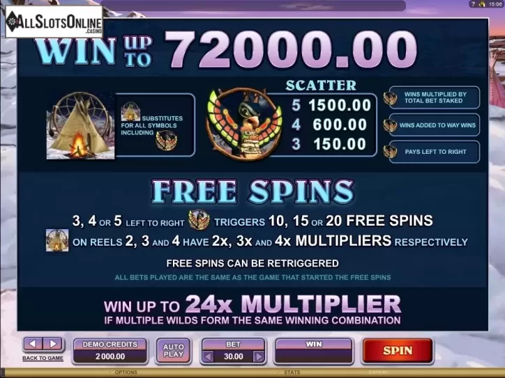 Screen2. Mystic Dreams from Microgaming