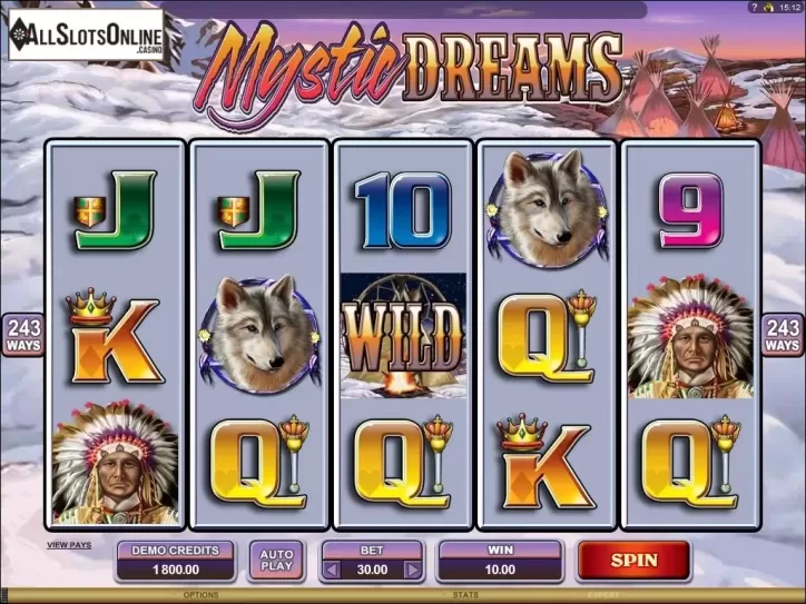 Screen6. Mystic Dreams from Microgaming