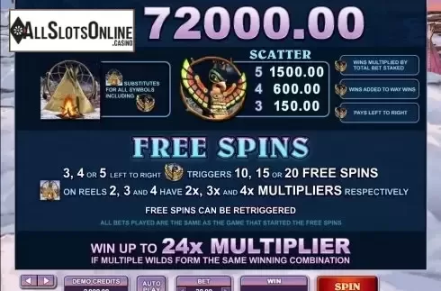 Screen2. Mystic Dreams from Microgaming