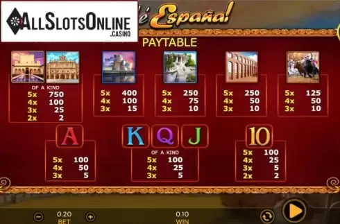 Ole Espana. Ole Espana from 888 Gaming