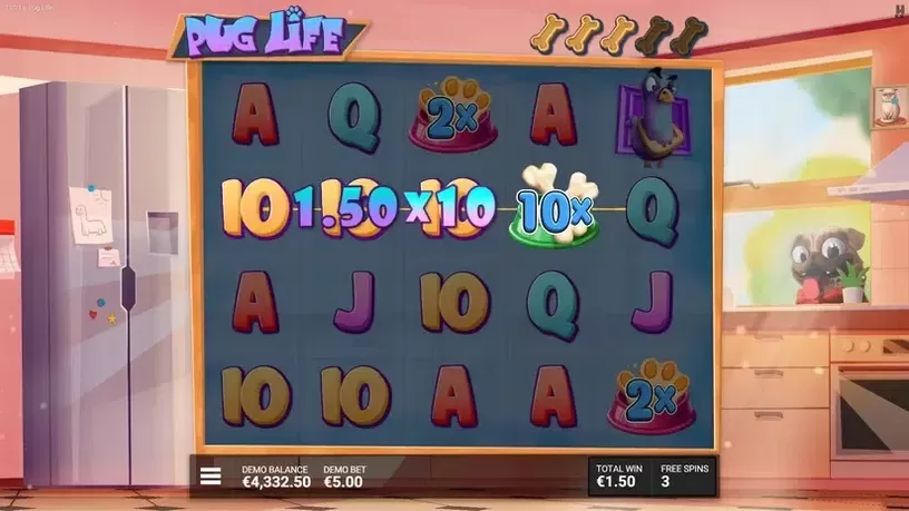 Pug Life slot screenshot 4