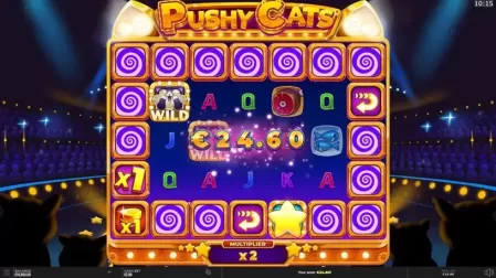 Pushy Cats slot screenshot 6