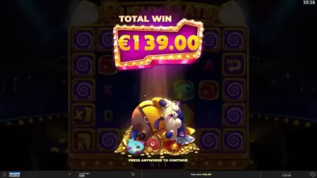 Pushy Cats slot screenshot 8