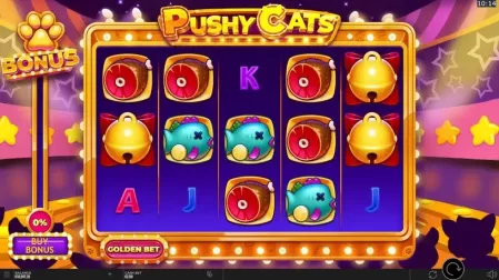 Pushy Cats slot screenshot 1