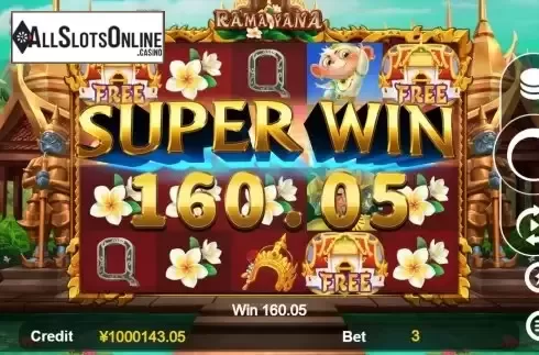 Big Win screen