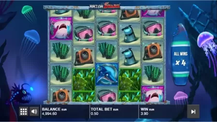 Razor Shark slot screenshot 6