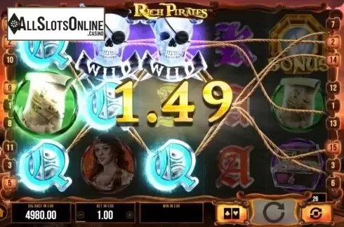 Win Screen 3. Rich Pirates from SYNOT