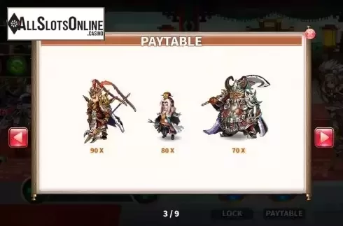 Paytable screen 2