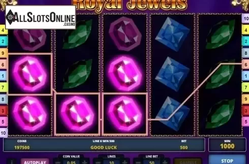 Screen 2. Royal Jewels (Zeus Play) from Zeus Play