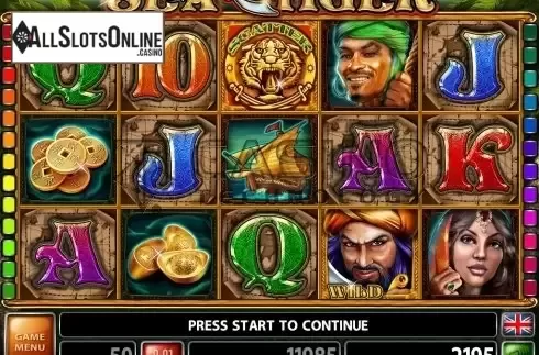 Screen2. Sea Tiger from Casino Technology