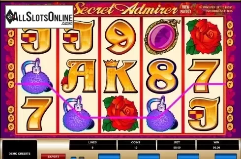 Screen4. Secret Admirer from Microgaming