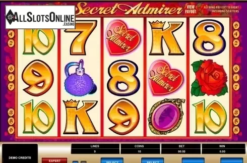 Screen3. Secret Admirer from Microgaming