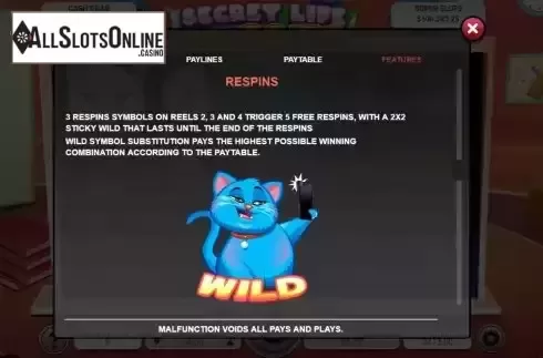 Respins screen