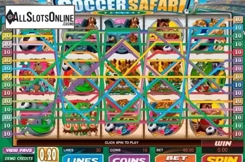 Screen7. Soccer Safari from Microgaming