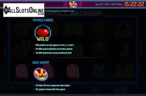 Wild feature screen