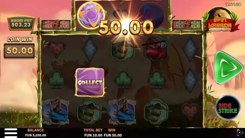 Spin Warrior Boom Pot slot screenshot 3