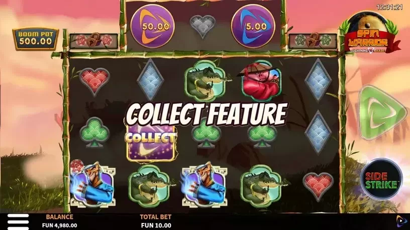 Spin Warrior Boom Pot slot screenshot 2