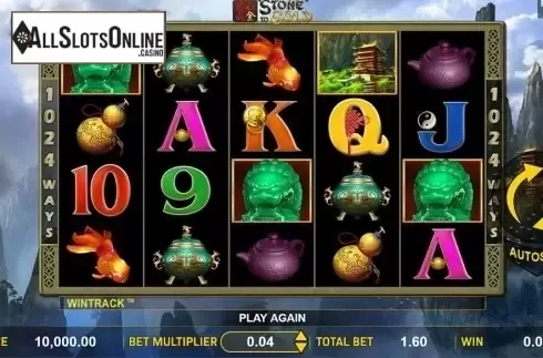 Reels screen. Stone to Gold from Aspect Gaming