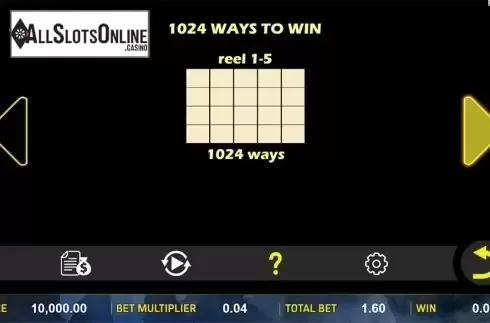 Paytable 3. Stone to Gold from Aspect Gaming