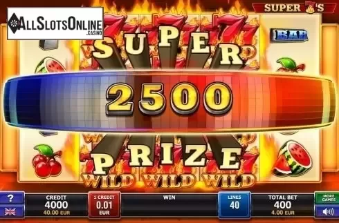 Win Screen. Super Sevens (FUGA Gaming) from FUGA Gaming