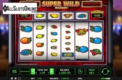 Reel Screen. Super Wild Megaways from StakeLogic