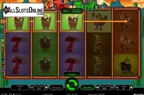 Win Screen. Ten Or Twenty from Wazdan