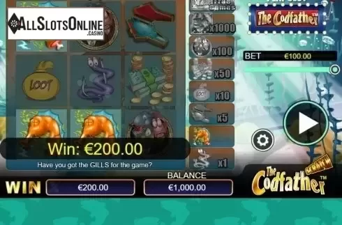 Win Screen. The Cod Father (Scratch) from NextGen