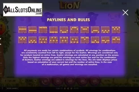 Paytable 4