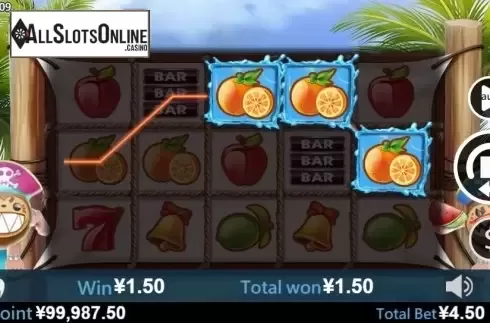 Win screen 2. Tropical Island from Virtual Tech