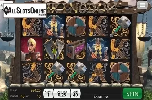 Reels screen. Vikingdom from Genii